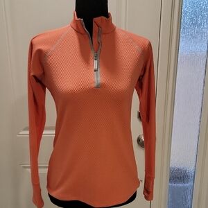 Women's Vibrant Long Sleeve Quarter-Zip Athletic Top